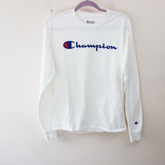 Champion Women's Long-Sleeve Tee T-Shirt 100% Cotton (M) NWOT! - Picture 1 of 11